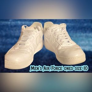 White Nike Air Force Ones